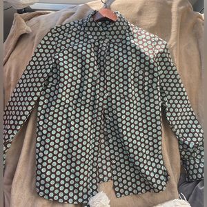Retro button down 60s shirt